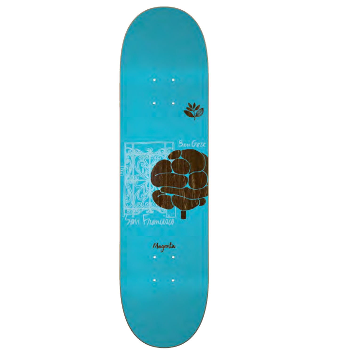 MAGENTA BEN GORE HOME SERIES BOARD Skateboard Deck – THEORIES OF