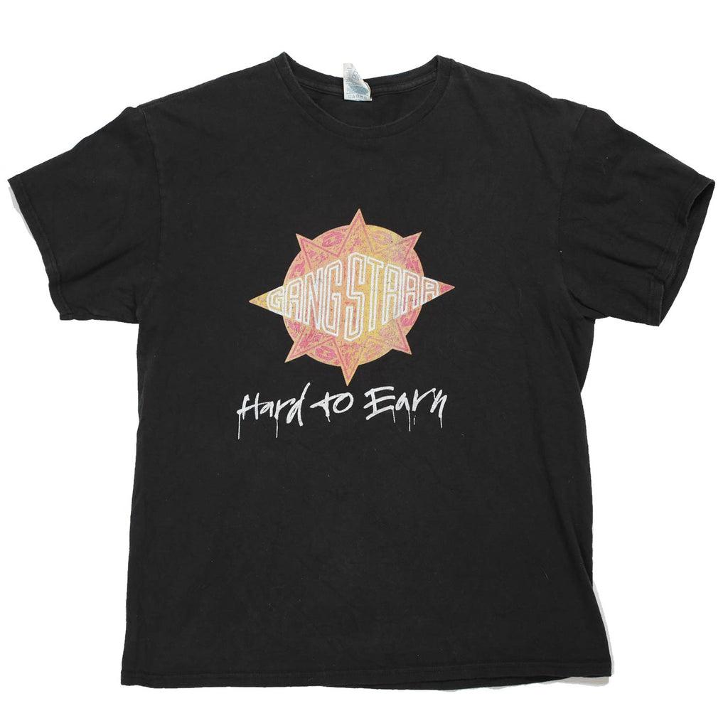Vintage Gang Starr Hard to Earn T Shirt Black L – THEORIES OF ATLANTIS, image size:1024x1024