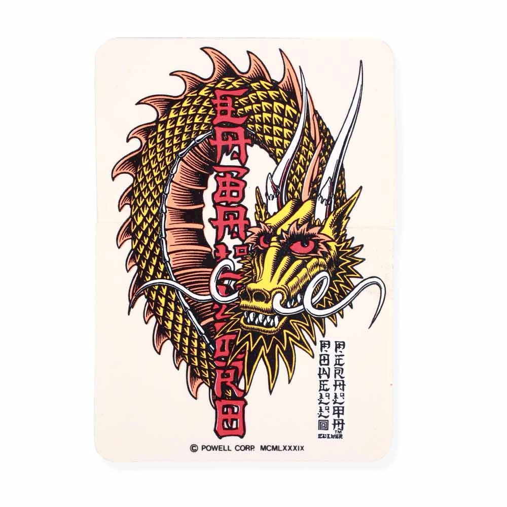 スケートボード Powell the blue dragon sticker Vintage Powell Peralta Dragon Sticker 1979 – THEORIES OF