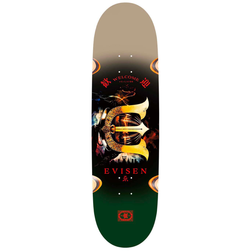 Evisen Skateboards Spider Welcome-E Special Shape Skateboard Deck