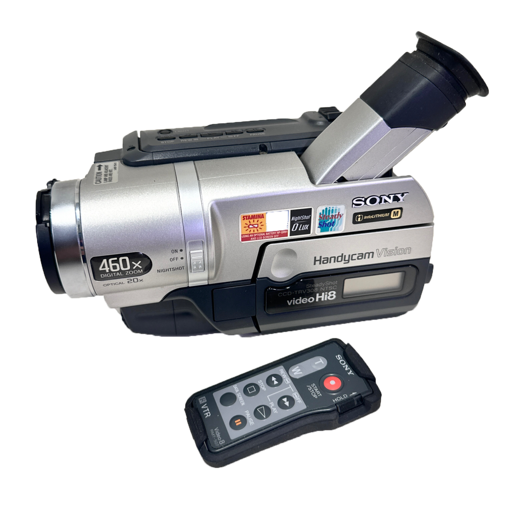 Vintage Sony Handycam Vision Hi-8 CCD-TRV308 Video Camera Vintage Sony Handycam Vision Hi-8 CCD-TRV308 Video Camera