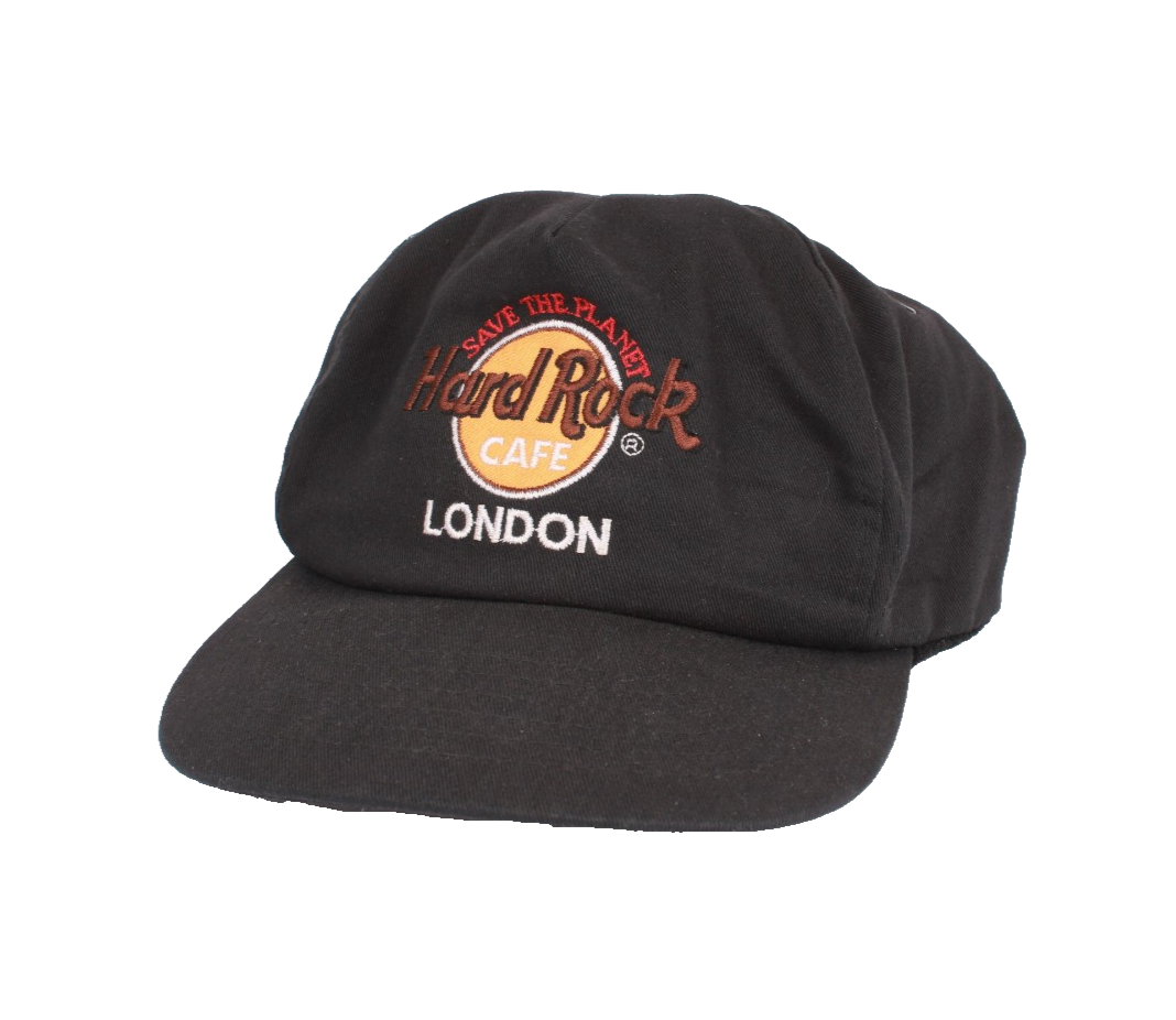 Vintage Hard Rock Cafe London Hat Black