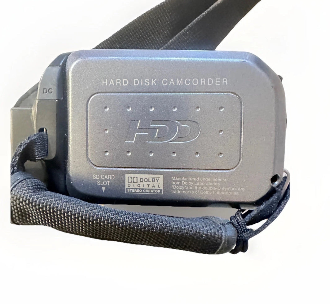 Vintage JVC Everio GZ-MG20U 20GB HDD Mini Video Camera Bundle Works