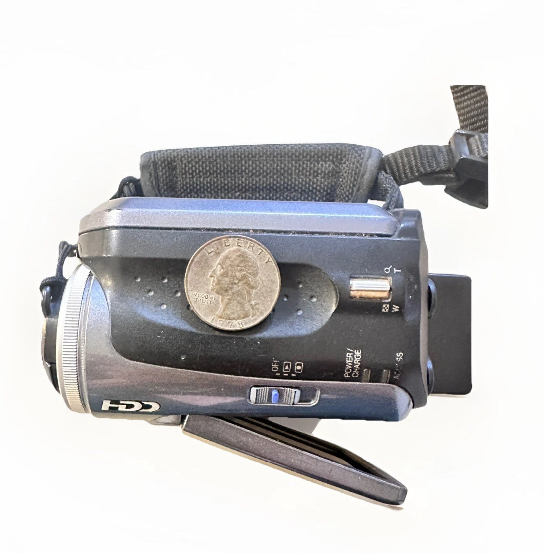 Vintage JVC Everio GZ-MG20U 20GB HDD Mini Video Camera Bundle Works