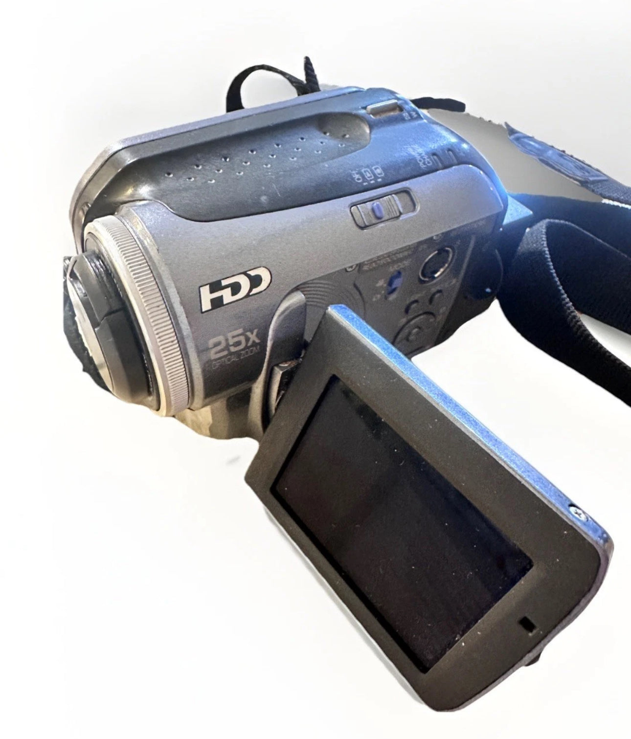 Vintage JVC Everio GZ-MG20U 20GB HDD Mini Video Camera Bundle Works