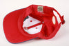 Vintage Budweiser King of Beers Medallion Strapback Hat Red