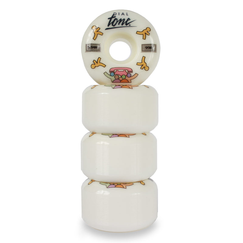 Dial Tone Wheel Co. AOL TEAM WHEELS 53mm Conical 99A STACK