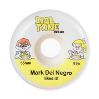 Dial Tone Wheel Co. Mark Del Negro Ginger Grahams Conical 99A 55mm Wheels