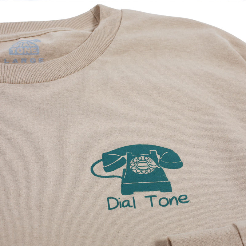 Dial Tone Wheel Co STAY CONNECTED Longsleeve Tee Sand Detail