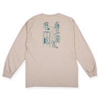 Dial Tone Wheel Co STAY CONNECTED Longsleeve Tee Sand Back