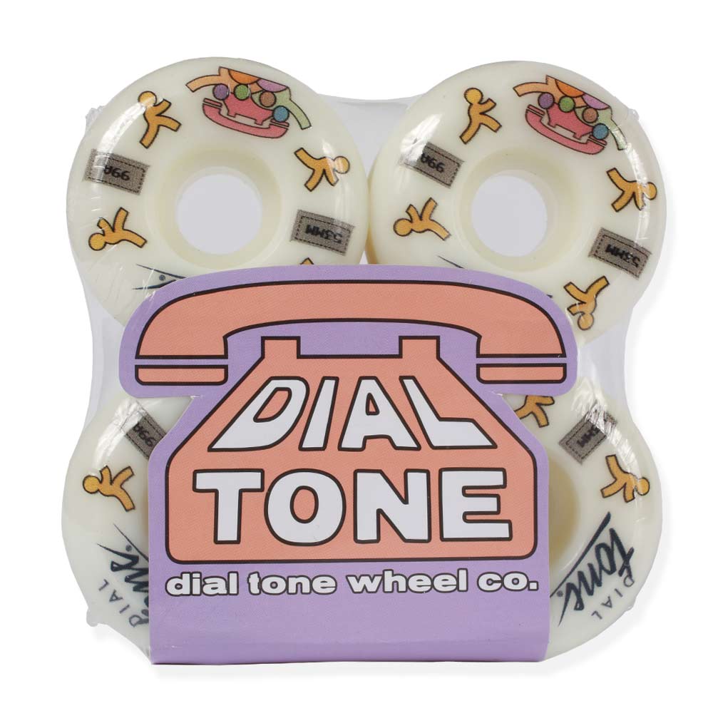 Dial Tone Wheel Co. AOL TEAM WHEELS 53mm Conical 99A PACKAGE
