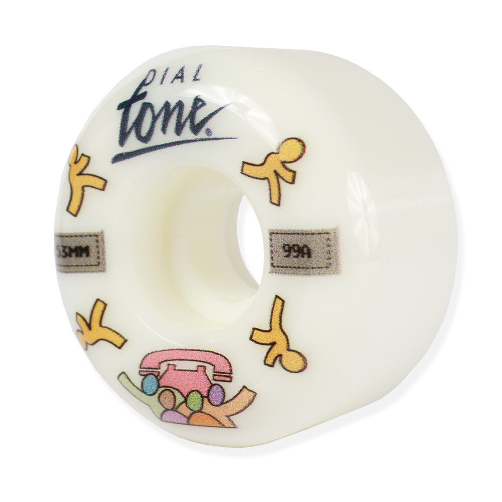 Dial Tone Wheel Co. AOL TEAM WHEELS 53mm Conical 99A SIDE