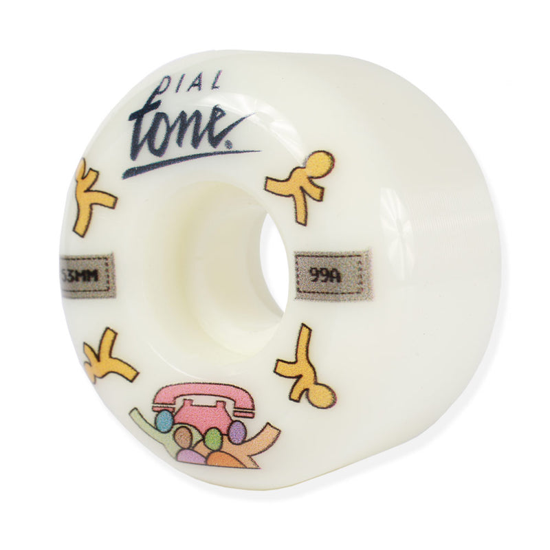 Dial Tone Wheel Co. AOL TEAM WHEELS 53mm Conical 99A SIDE
