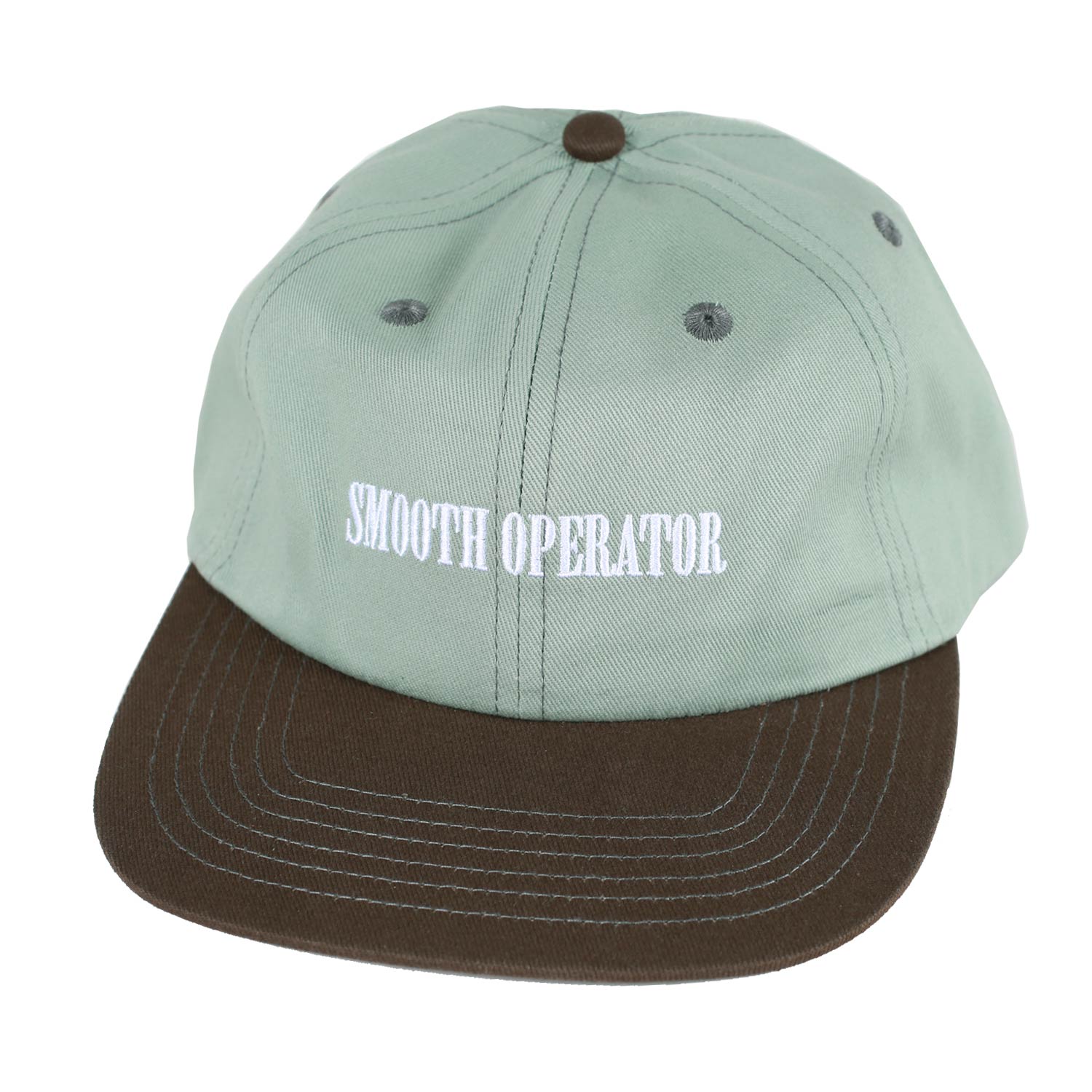 Dial Tone Wheel Co Smooth Operator Snapback Hat Faded Aqua