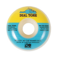 Dial Tone Wheel Co. Maalouf Blue Cat Standard 99A 53mm Wheels Front
