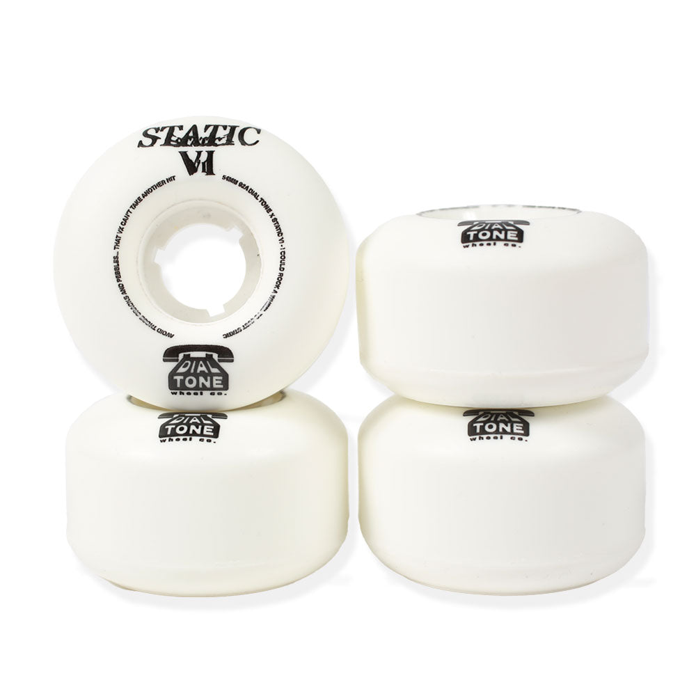 Dial Tone Wheel Co. Static VI Cruiser Wheel Standard 92A 54mm Stacked