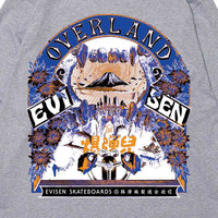 Evisen Skateboards OVERLAND LONGSLEEVE TEE HEATHER DETAIL