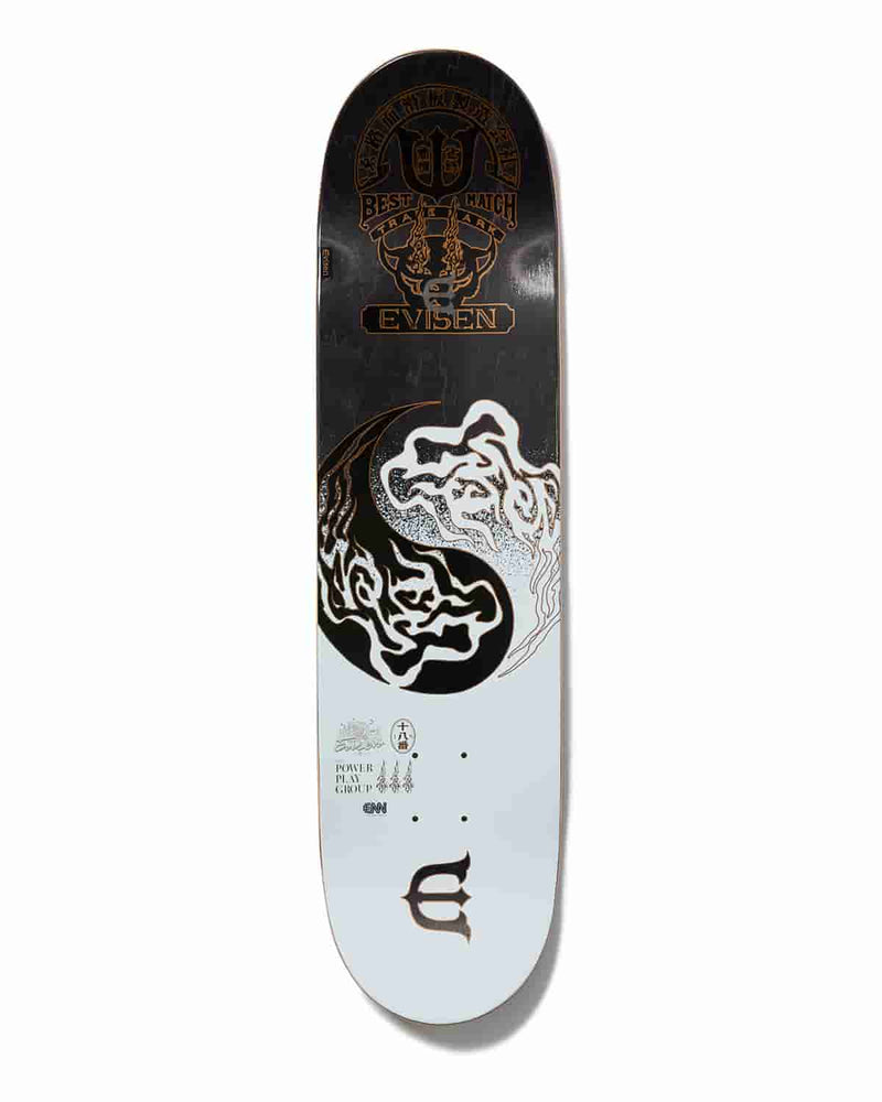 Evisen Skateboards Yin-Yang Fire Skateboard Deck