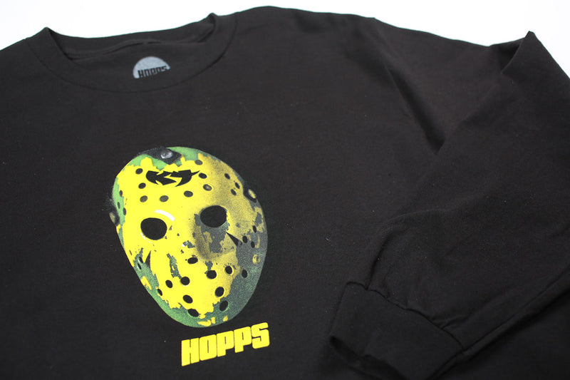 Hopps Skateboards Kevin Taylor Battle Mask Longsleeve Tee Black