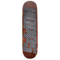 Hopps Skateboards BIGHOPPS DIAMOND PLATE DECK  Front