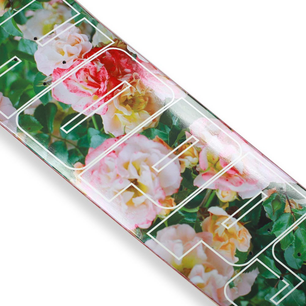 Hopps Skateboards BigHopps Roses Skateboard Deck FRONT DETAIL