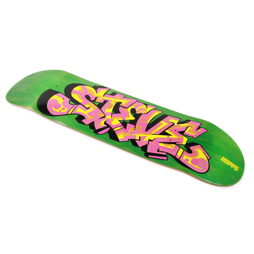 Hopps Skateboards Steve Brandi Graff Skateboard Deck SideHopps Skateboards Steve Brandi Graff Skateboard Deck Side