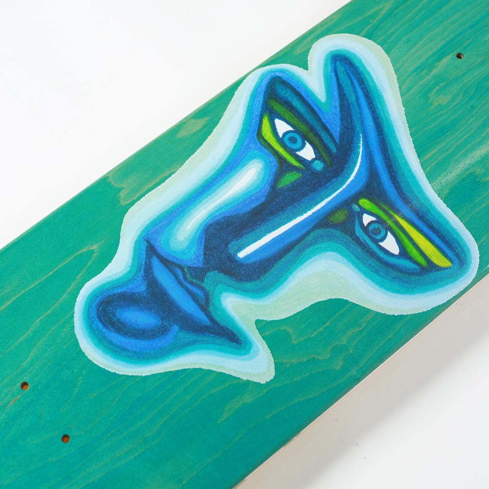 Hopps Skateboards Jennifer Traub Artist Series Eggeling Skateboard Deck FRONT DETAIL