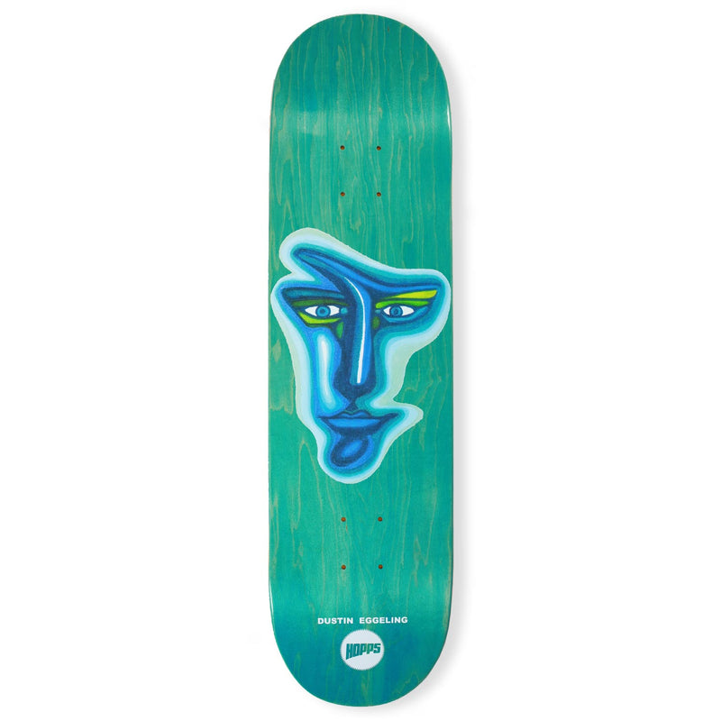Hopps Skateboards Jennifer Traub Artist Series Eggeling Skateboard Deck FRONT