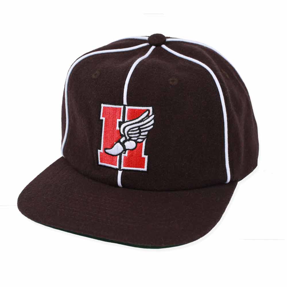 Hopps Skateboards H WINGED STRIPED SNAPBACK BLACK FRONT