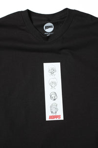 Hopps Skateboards Animation Tee Black