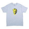 Hopps Skateboards Battle Mask Tee Heather Grey FRONT