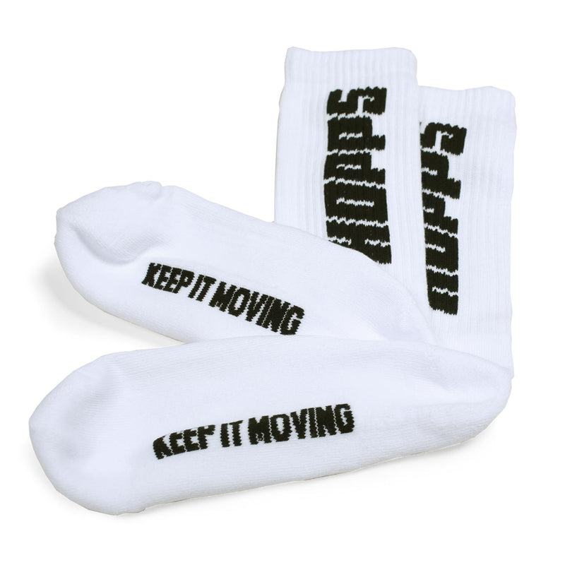 Hopps Skateboards Big Hopps Socks White / Black