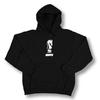 Hopps Skateboards Chess Kapuzenpullover Schwarz VORBESTELLUNG