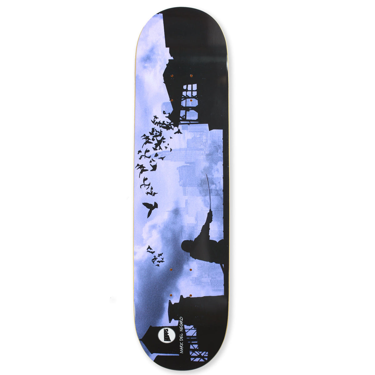Hopps Skateboards Mark Del Negro Swordsman Skateboard Deck