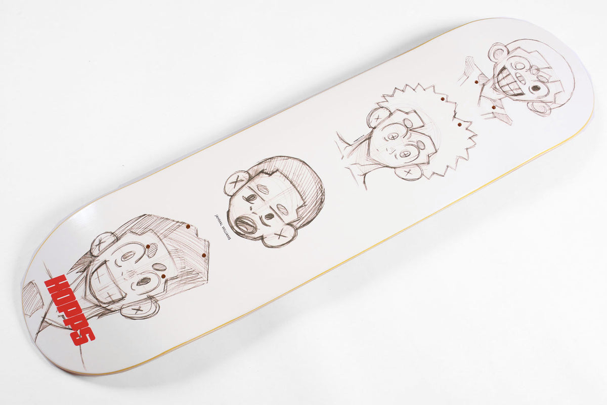 Hopps Skateboards Jahmal Williams Animation Skateboard Deck