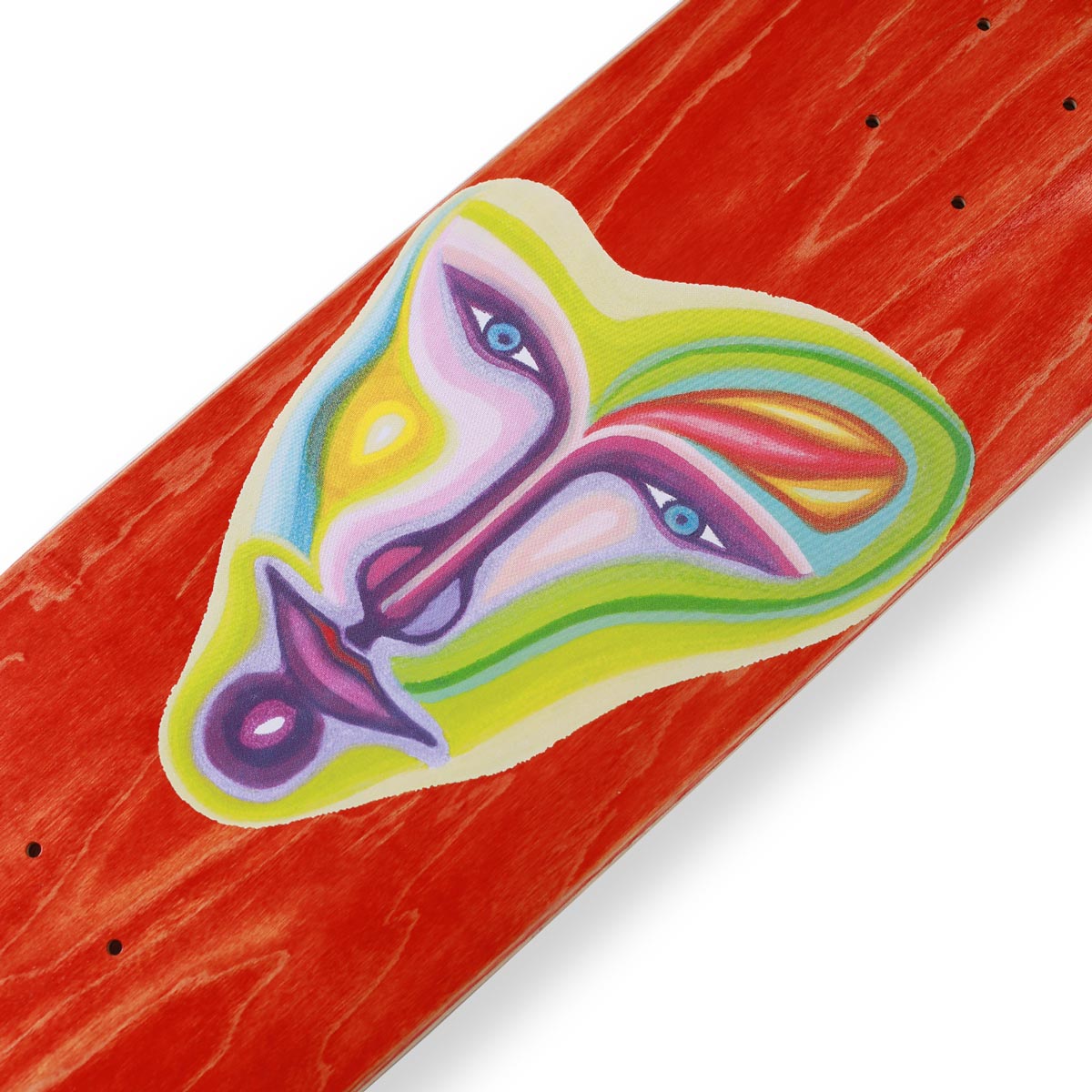 Hopps Skateboards Jennifer Traub Artist Series Denley Skateboard Deck FRONT DETAIL