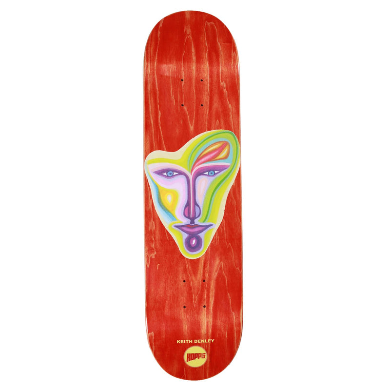 Hopps Skateboards Jennifer Traub Artist Series Denley Skateboard Deck FRONT
