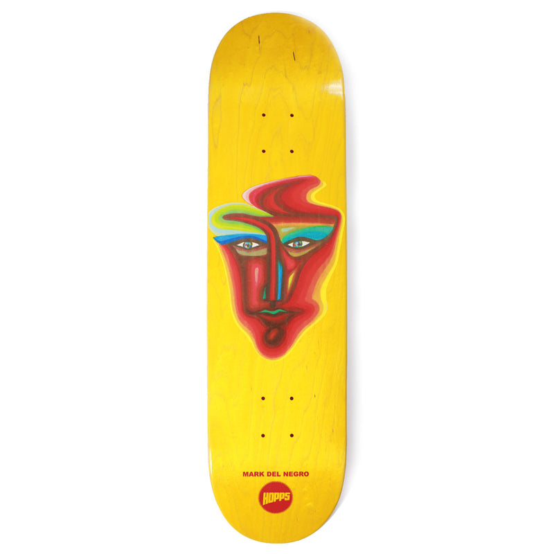 Hopps Skateboards Jennifer Traub Artist Series Del Negro Skateboard Deck FRONT