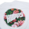 Hopps Skateboards Sun Roses Tee White BACK DETAIL