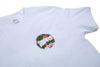 Hopps Skateboards Sun Roses Tee White FRONT DETAIL