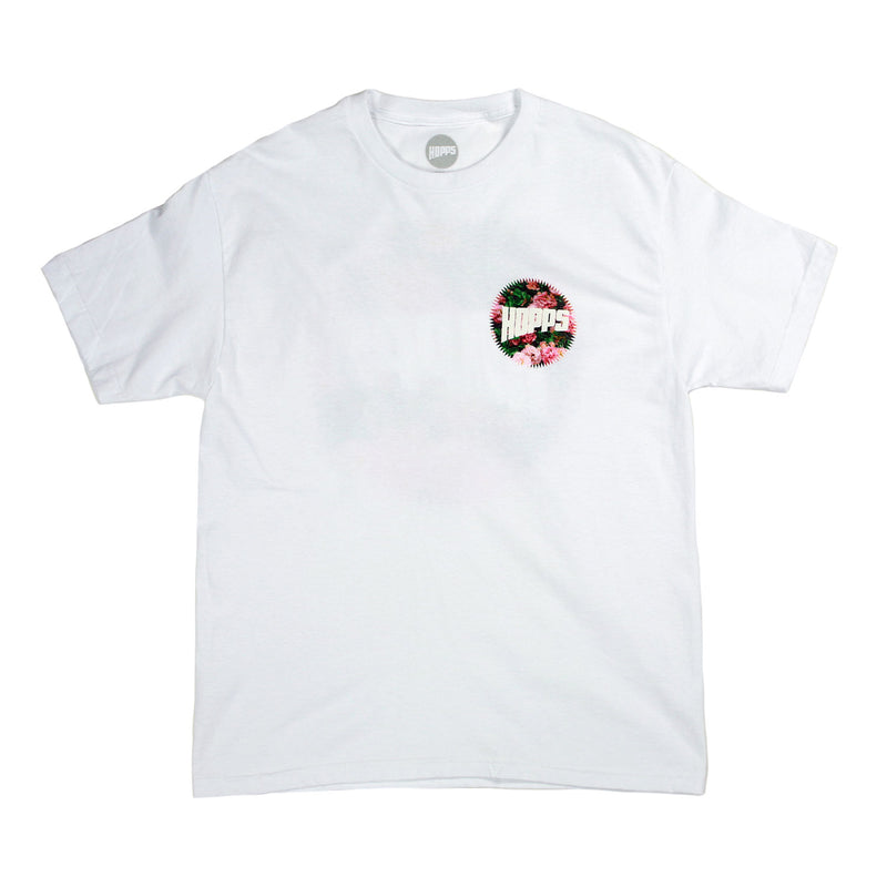 Hopps Skateboards Sun Roses Tee White FRONT
