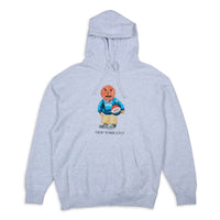 Hopps Skateboards x Quartersnacks Snackman Pullover Hoodie Heather Grey