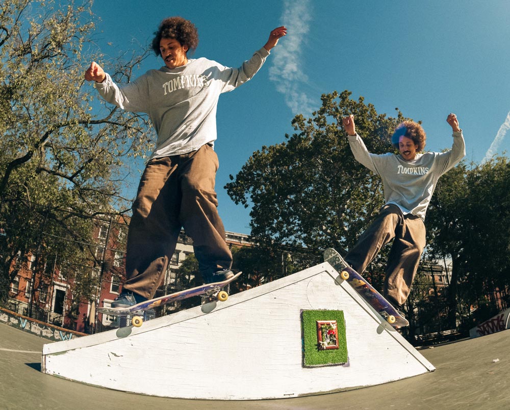 Hopps Skateboards x Quartersnacks Tactical Cargo Pants Khaki