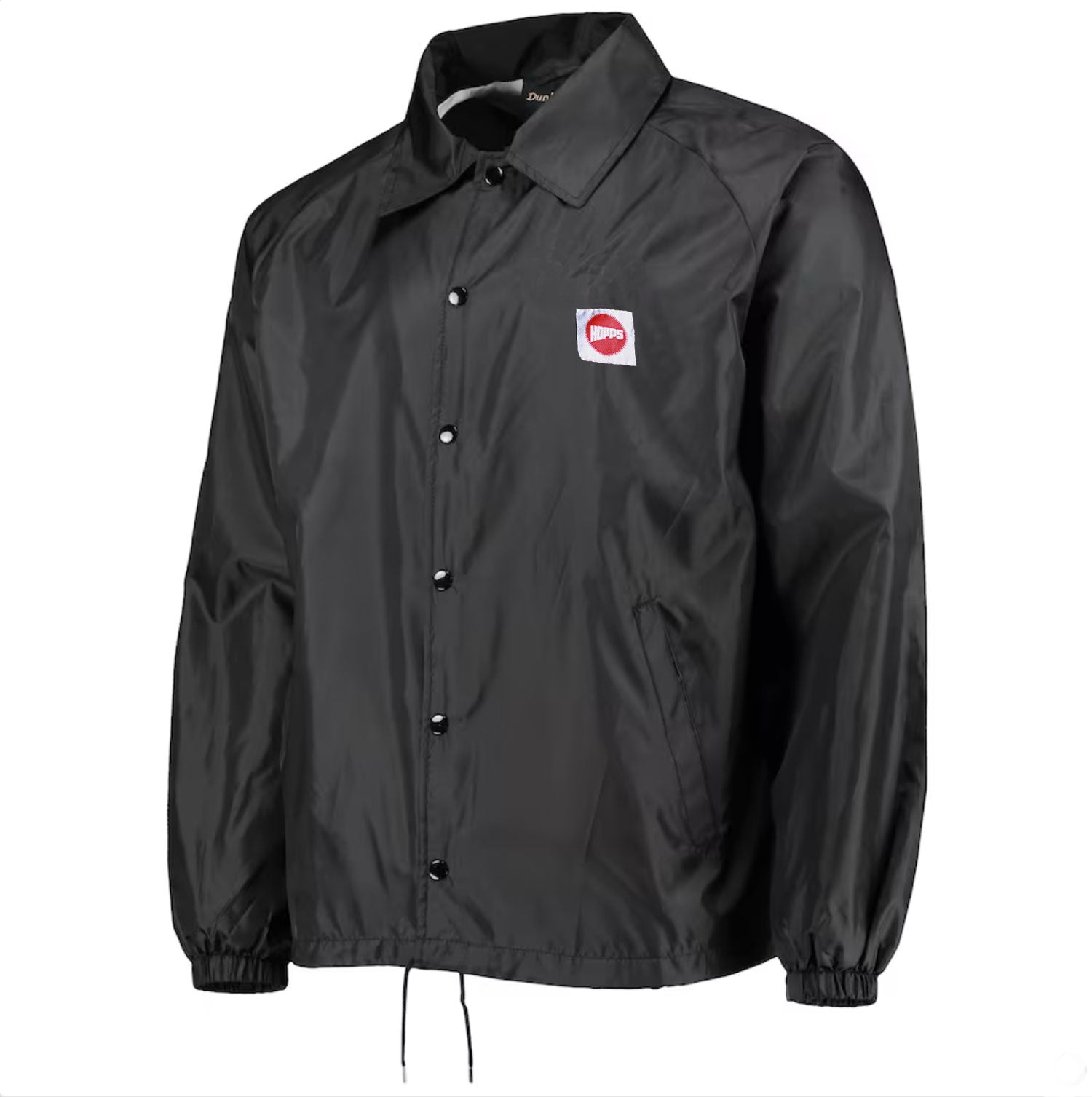 Hopps Skateboards Sun Logo Coaches Jacket Black Front