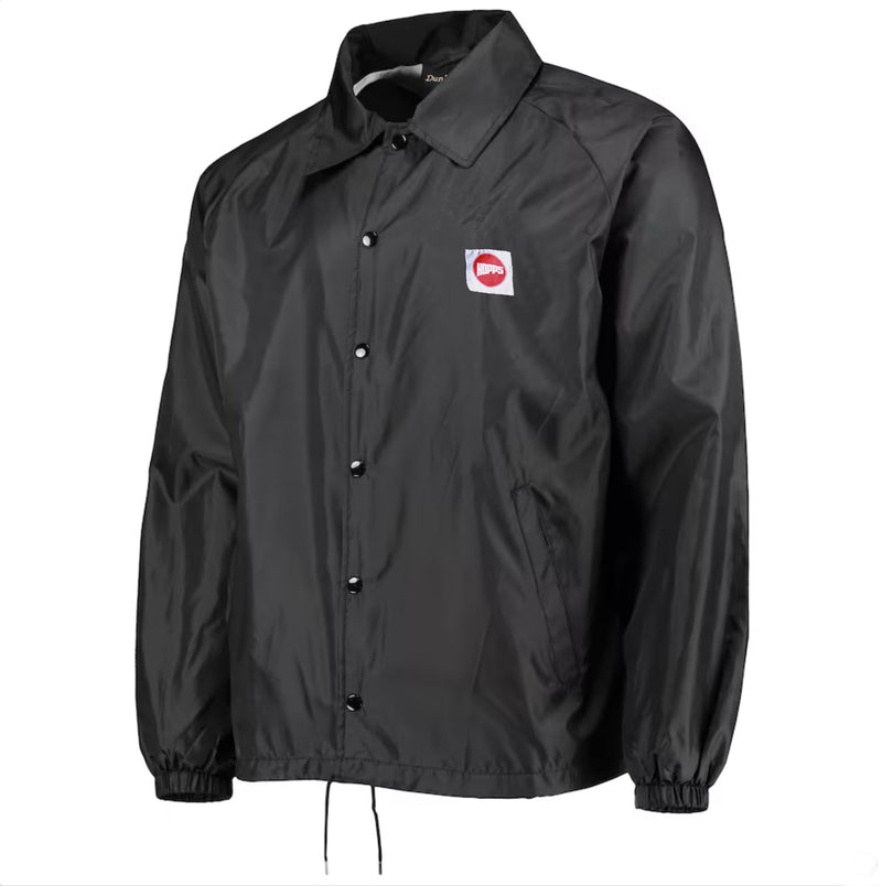 Hopps Skateboards Sun Logo Coaches Jacket Black Front