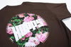 Hopps Skateboards Sun Roses Tee Chocolate BACK DETAIL