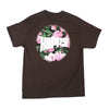 Hopps Skateboards Sun Roses Tee Chocolate BACK