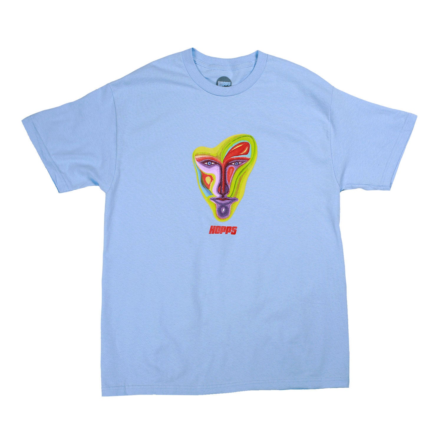 Hopps Skateboards Jennifer Traub Artist Series Tee Light Blue