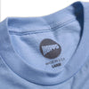 Hopps Skateboards Jennifer Traub Artist Series Tee Light Blue Neck Detail