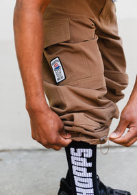 Hopps Skateboards x Quartersnacks Tactical Cargo Pants Khaki